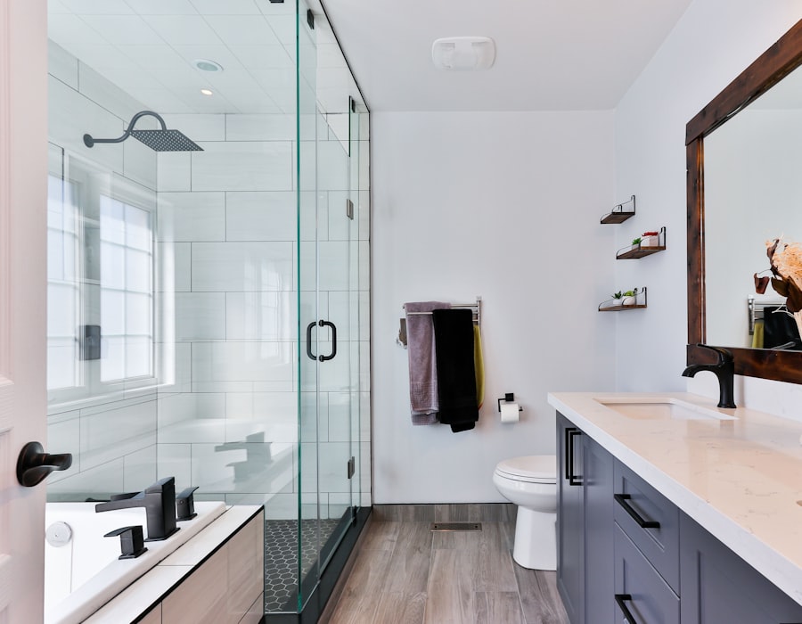 Spotless bathroom ready for a Christchurch bond clean
